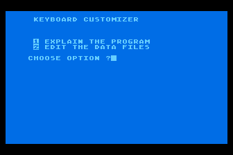 Keyboard Customizer atari screenshot