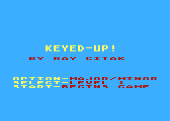 Keyed-Up! atari screenshot