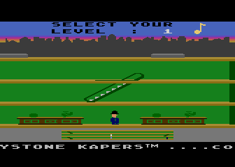 Keystone Kapers atari screenshot