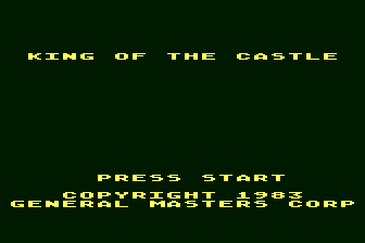 King of the Castle atari screenshot