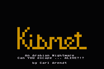 Kismet - An Arabian Nightmare atari screenshot