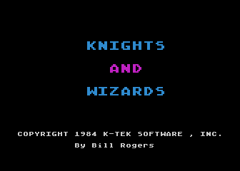 Knights and Wizards atari screenshot