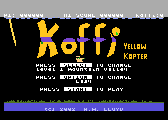 Koffi - Yellow Kopter atari screenshot
