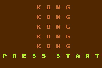 Kong atari screenshot