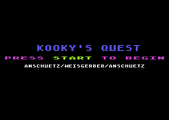 Kooky's Quest atari screenshot
