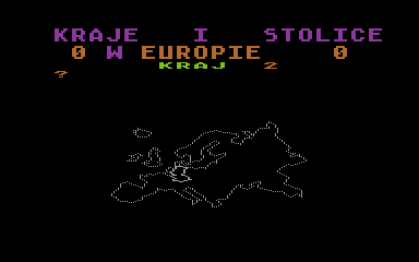 Kraje Europy i Ich Stolice atari screenshot