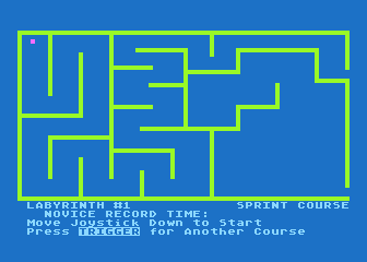Labyrinth Run atari screenshot