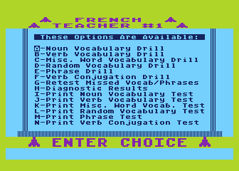 Language Teacher - French I atari screenshot