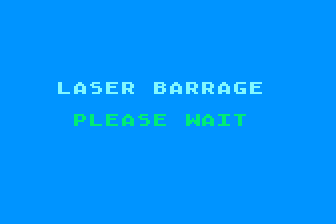 Laser Barrage atari screenshot