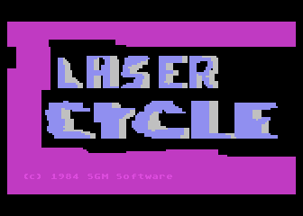 Laser Cycle atari screenshot