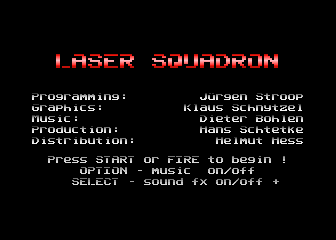 Laser Squadron atari screenshot