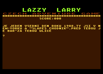 Lazzy Larry atari screenshot