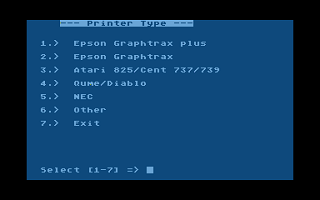 Letter Perfect Atari Disk Printer Editor