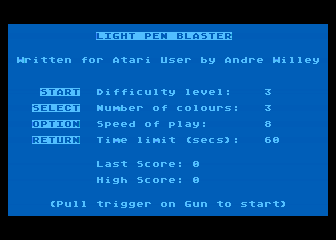 Light Gun Blaster atari screenshot