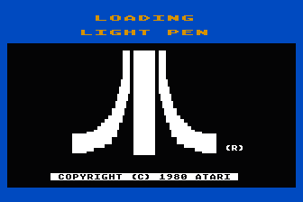 Light Pen Demonstration Program atari screenshot