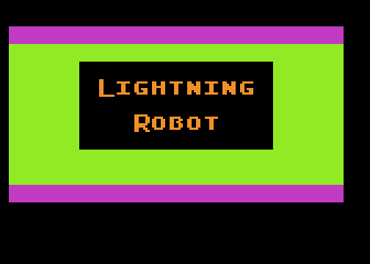 Lightning Robot atari screenshot