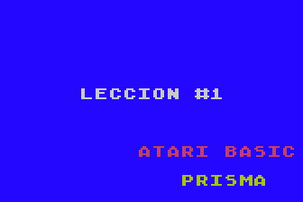 Línea Educacional - Curso Atari BASIC atari screenshot