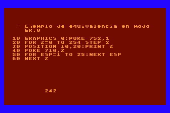 Línea Educacional - Curso Atari BASIC atari screenshot