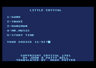 Little Crystal atari screenshot