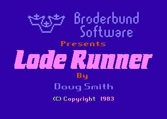 Lode Runner atari screenshot