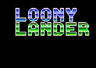 Loony Lander atari screenshot