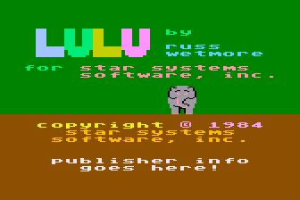 Lulu atari screenshot