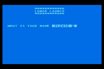 Lunar Launch atari screenshot