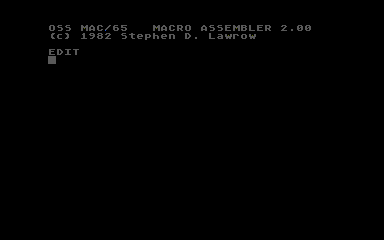 MAC/65 atari screenshot