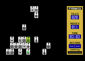 Mahjong XE atari screenshot