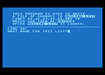 Mailing List atari screenshot