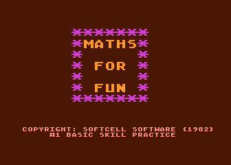 Marathon / Maths for Fun atari screenshot