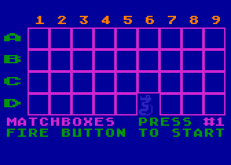Matchboxes atari screenshot