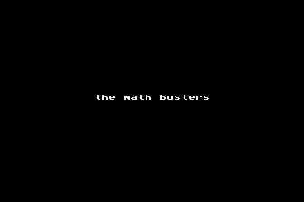 Math Busters atari screenshot