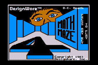 Math Maze atari screenshot
