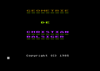 Mathématiques atari screenshot