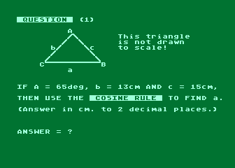 Maths 'O' Level - Year 4 atari screenshot