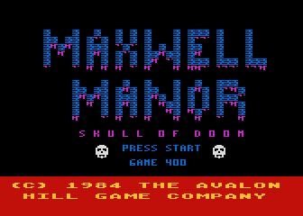 Maxwell Manor - The Skull of Doom atari screenshot