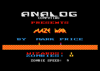 Maze War atari screenshot