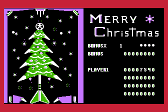 Merry Christmas atari screenshot