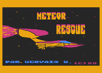 Meteor Rescue atari screenshot