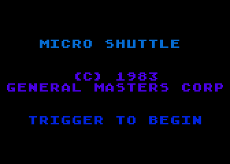 Micro Shuttle atari screenshot