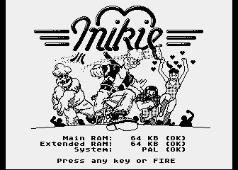 Mikie atari screenshot