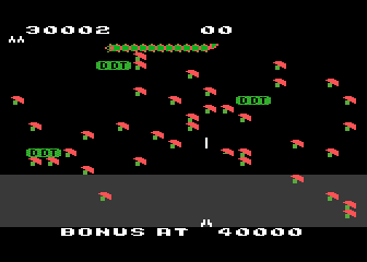 Millipede atari screenshot