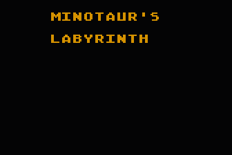 Minotaur's Labyrinth atari screenshot