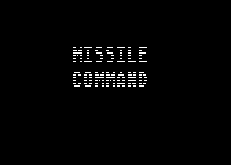 Missile Command atari screenshot
