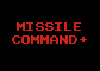 Missile Command+ atari screenshot