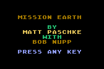 Mission Earth atari screenshot