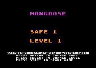 Mongoose atari screenshot