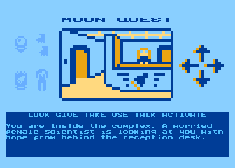 Moon Quest atari screenshot
