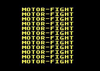Motor-Fight atari screenshot